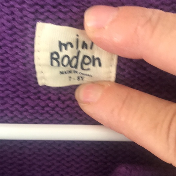 Mini boden, 7-8yr, purple, short sleeve, dress - Picture 2 of 7